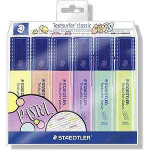 STAEDTLER Маркер за подчертаване Textsurfer пастелни/винтидж цветове (6) (364 CWP6)