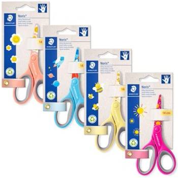 STAEDTLER Ученическа ножица, 14 см, STAEDTLER "Noris 965", смесени цветове 965 14P BK (965 14P BK)