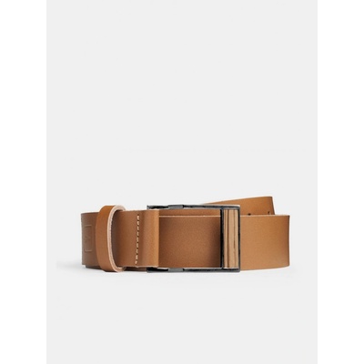 BeWooden pánský kožený opasek Brunne belt