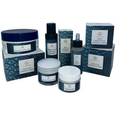 Imperya Crelisse Peptide di Vipera telový krém 250 ml + pleťový krém 50 ml + očný krém 30 ml + sérum 30 ml + sprchový gél 100 ml
