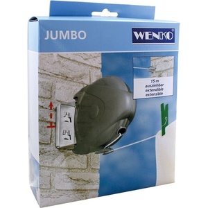 WENKO Разтегателна линия за дрехи Jumbo, дължина 15 м - Wenko (3726400100)