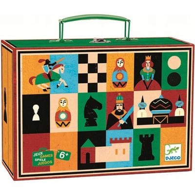 DJECO Malované šachy a dáma
