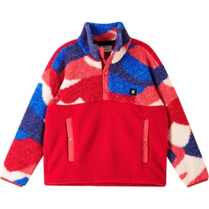Reima Детски поларен пуловер Reima Kid's Muhku Fleece Sweater Fleece jumper - Cranberry - размер 128 (EU) (704-6306-0115)