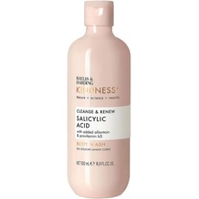 Baylis & Harding Kindness+ Obnovujúci sprchový gél s kyselinou salicylovou 500 ml
