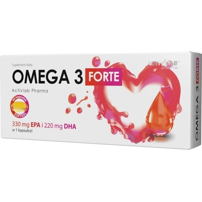 Activlab Pharma Omega 3 Forte s vitamínem E 60 kapslí