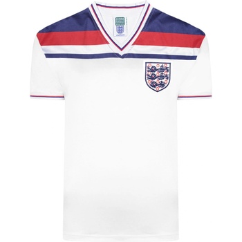 Score Draw Футболна фланелка Score Draw Score Draw England Home Shirt 1982 - White