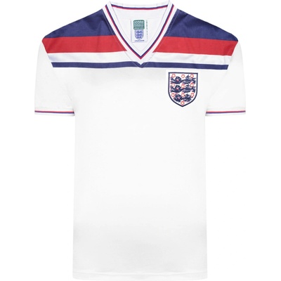 Score Draw Футболна фланелка Score Draw Score Draw England Home Shirt 1982 - White