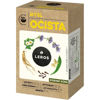 Leros Očista mysle čaj 21 x 1,3 g