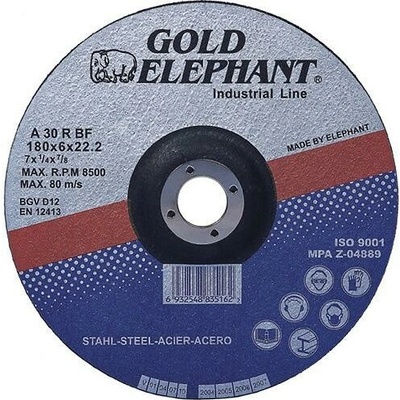 Gold Elephant Rezný kotúč na kov 41A 115 x 1,6 x 22,2 mm A30TBF