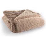 Tiseco Home Studio Кафяво одеяло от изкуствена кожа 150x200 cm Ruby - Tiseco Home Studio (3611TAUPE)