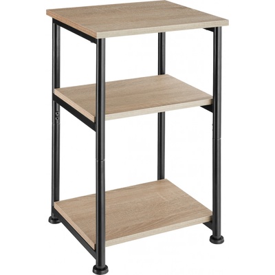 tectake 404669 memphis 34 x 30 x 59 cm industrial svetlé drevo dub sonoma