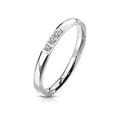 Šperky4U ocelový prsten se zirkony OPR1774