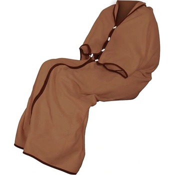 HomeLife Televizní pytel 3v1 hnědá 130 x 170 cm