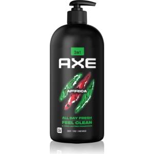 AXE Africa душ-гел за лице, тяло и коса 900ml