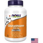 NOW Глутатион 500 mg с бял трън и алфа липоева киселина, Glutathione, 120 капсули (00176 (NOW-0762))