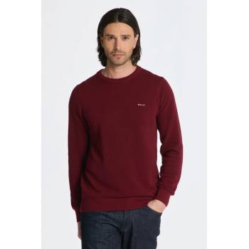 Gant svetr Cotton Pique C-neck červená