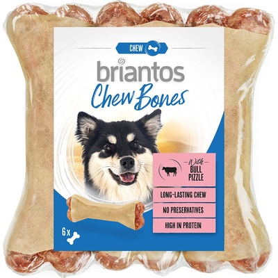 Briantos Chew Bones býkovec 12 cm 6 x 330 g