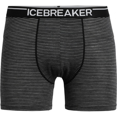 Icebreaker Мъжко мериносово термобельо Icebreaker Anatomica Boxers Merino base layer - Gritstone Heather (015-1155-1412)