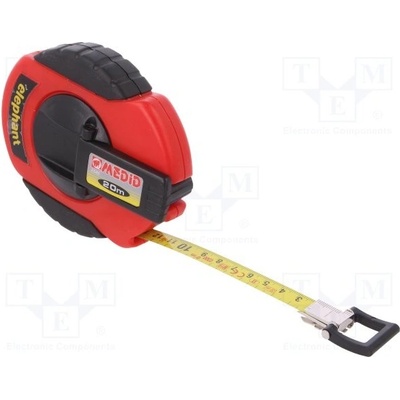 MEDID 264020 Svinovací metr Šíř.13mm Dl 20m Mat.těl ABS elastolan