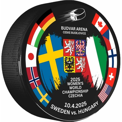 Puk Ice Hockey Women's World Championship Czechia MS 2025 Dueling Sweden vs. Hungary – Zboží Dáma