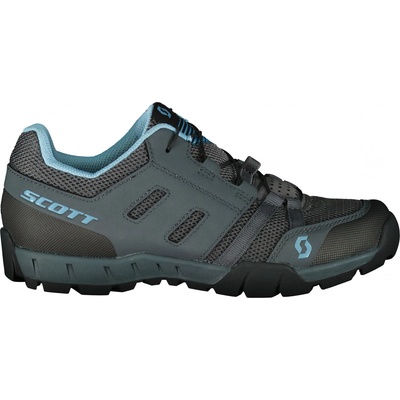 SCOTT Дамски обувки за планинско колоездене Scott Women's Sport Crus-R Cycling shoes - Dark Grey / Light Blue - размер 38 (EU) (136-0151-0113)