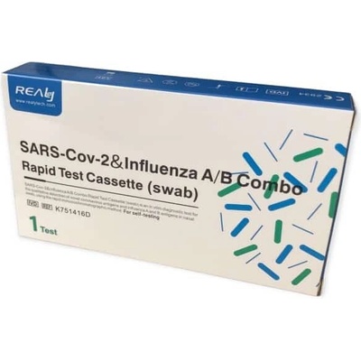 REALY Test antigénový 2v1 Covid-19/Chrípka A/B RealyTech 1 ks