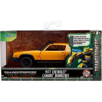 Jada Toys Метална количка Jada Toys - Transformers, 1977 Chevrolet Camaro T7 Bumblebee, 1: 32 (253112008)