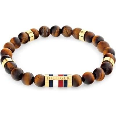 Tommy Hilfiger Korálkový náramek z tygřího oka Beads 2790714