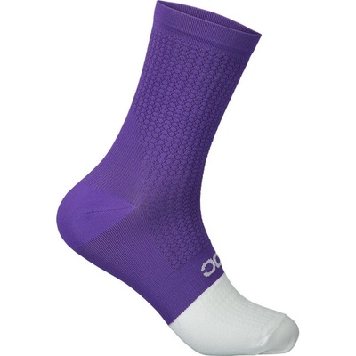 POC Flair Sock Mid Sapphire Purple/Hydrogen White