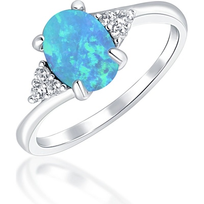 JVD Stříbrný prsten s opálem SVLR0406XH2O2