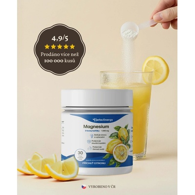 Herbs Energy Magnesium Drink Citron 30 dávek