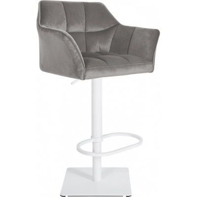 Design-Shop Damaso W samet Šedá