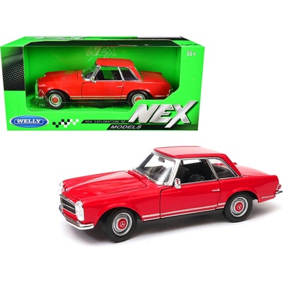 Welly 1963 Mercedes Benz 230 SL Červená 1:34