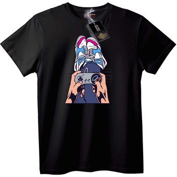 NOONEBRAND Тениска Гейминг Маратонки - XS, Black