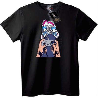 NOONEBRAND Тениска Гейминг Маратонки - XS, Black