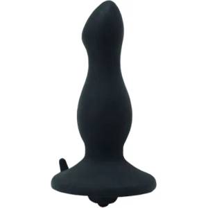 XMS Анален вибратор "bullet plug black" 10 см