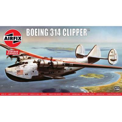 Airfix Classic Kit VINTAGE lietadlo A04172V Boeing 314 Clipper 1:144
