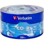 Verbatim Оптичен носител CD-R media 700MB, Verbatim 023942437871, 52x, 50бр