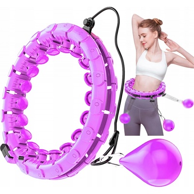 Fitmaster Hula hoop s výstupky 120 cm růžový
