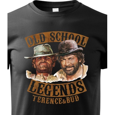 Dětské tričko Old school legends Černá Canvas Dětské tričko Bezvatriko.cz 2103