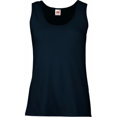 Fruit of the Loom Tílko Lady-Fit Valueweight Vest bez rukávu dámské COT161376a3600-deep navy