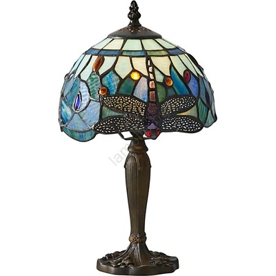 Endon Lighting 64088 - Настолна лампа Tiffany DRAGONFLY 1xE14/40W/230V Ø 20 см (EN0113)