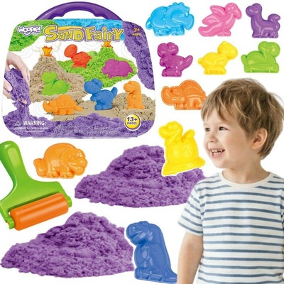 Woopie Sada Kinetického Písku Dinosauři 13 ks