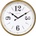 NeXtime Стенен часовник Classic 39 см бяло и златисто (3290GO)
