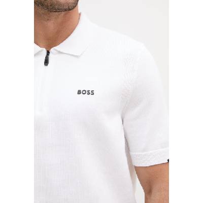 BOSS Green тениска тип пулове с яка мъжка от памук X PS (50558344)