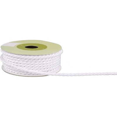 Provázek polyesterový 4mm x 4,6m vzor 2040 700-BÍLÁ