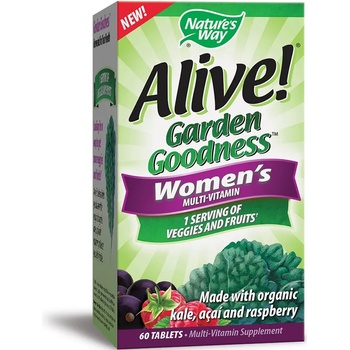 Nature's Way Alive Garden Goodness Women's Multivitamin, 60 таблетки, Nature's Way