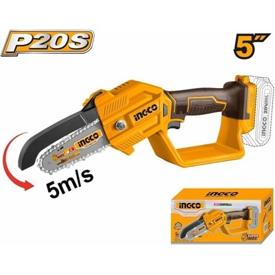 Píla reťazová SUPER MINI CGSLI2058 INGCO AKU 20V P20S bez akumulatora a nab. KLC