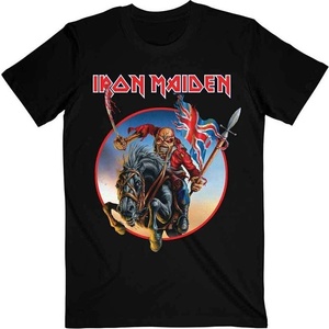 Iron Maiden Euro Tour (Back Print) Тениска с къс ръкав Black M (IMTEE01MB02)