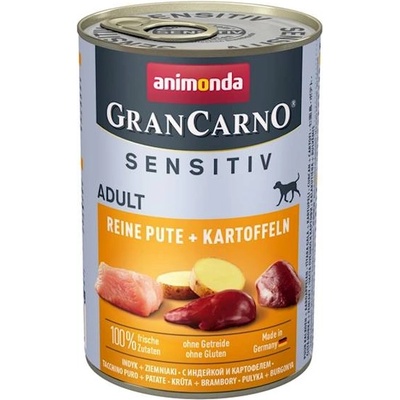 Animonda GranCarno Sensitiv Adult Dog вкус: Пуйка + картофи 400g